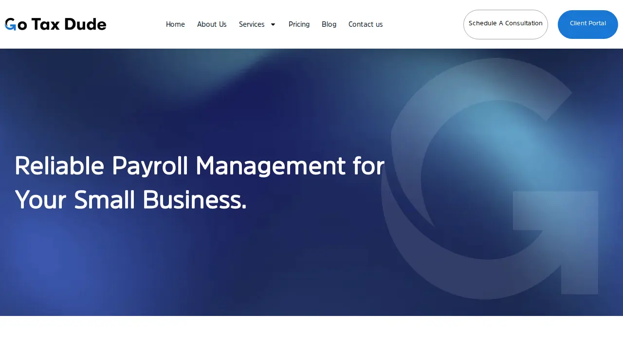 Go Tax Dude, Inc. page