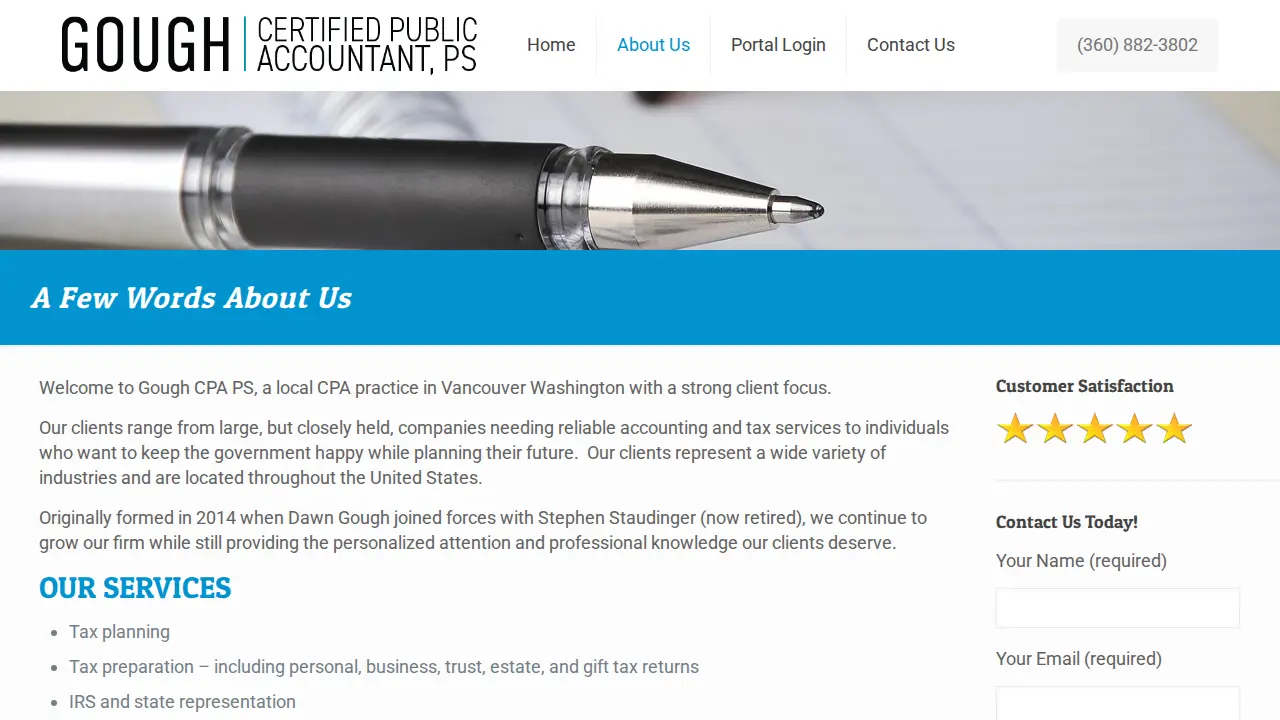 Gough CPA PS page