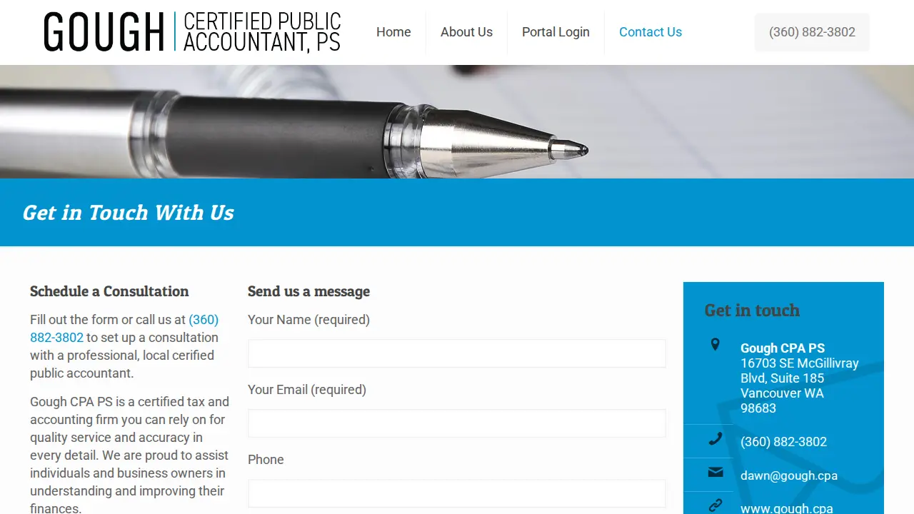 Gough CPA PS page