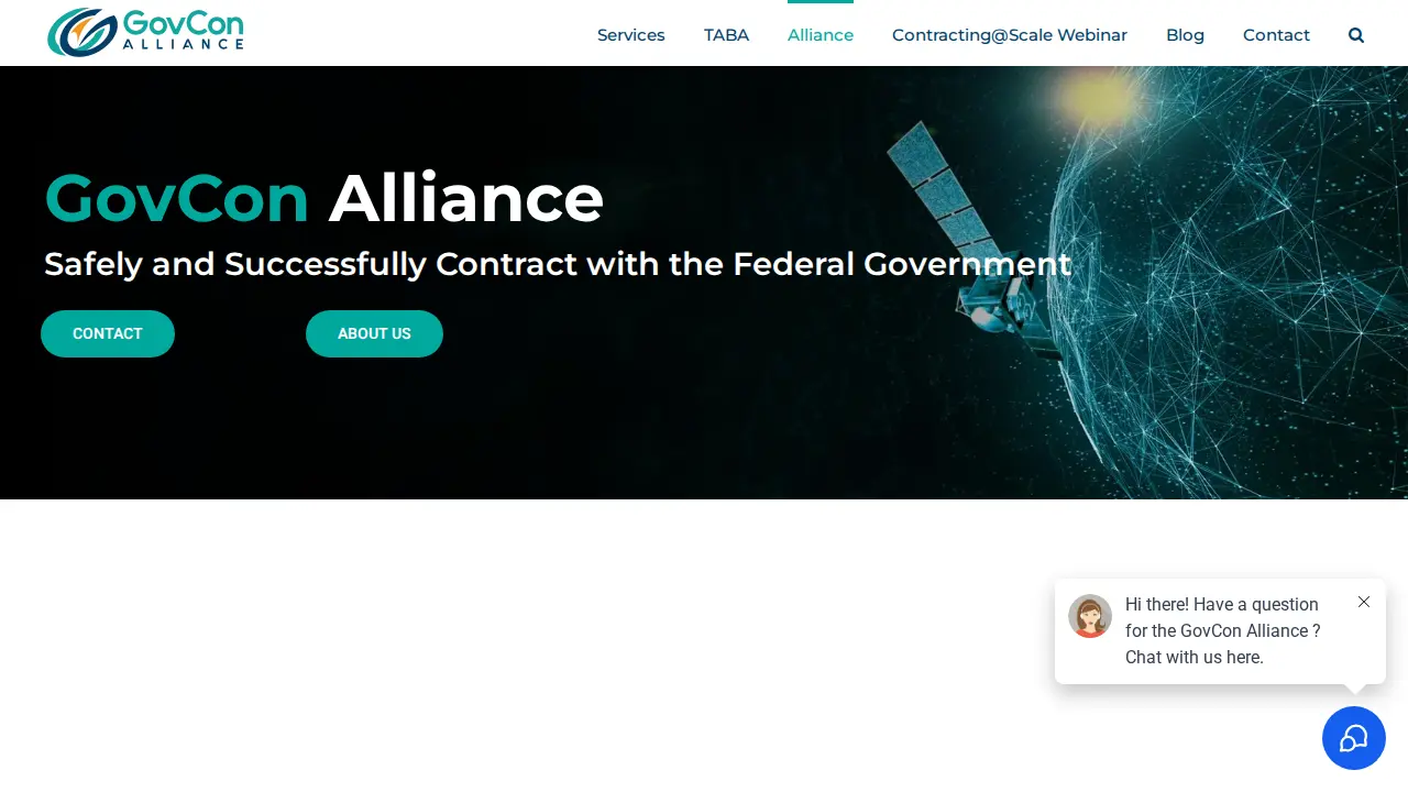 GovCon Alliance website