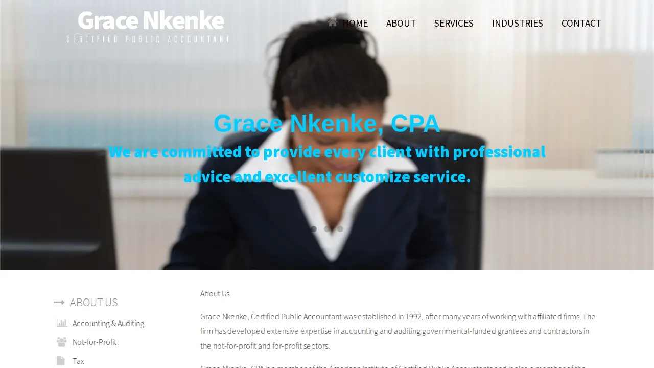 Grace Nkenke CPA page