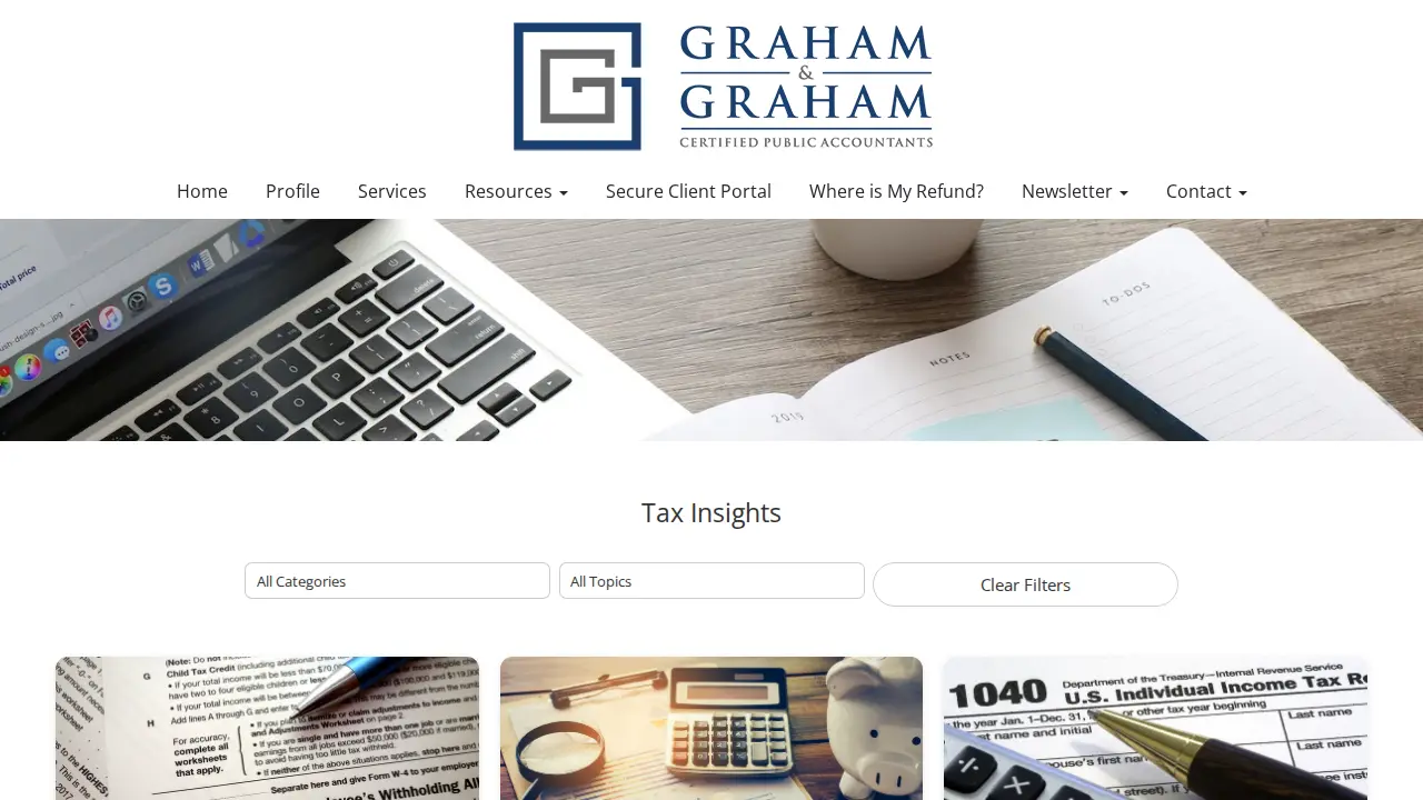 Graham and Graham CPAs page