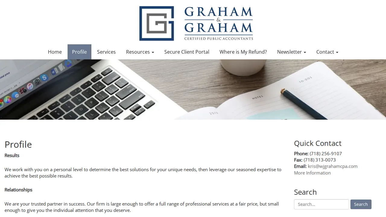 Graham and Graham CPAs page