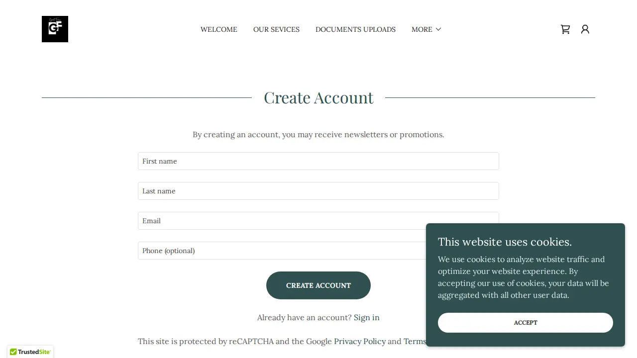 Grant Focus page