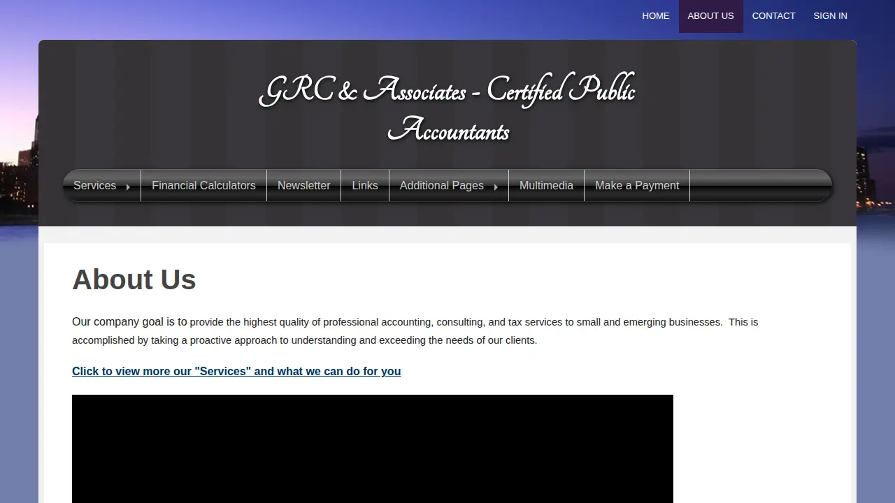 GRC & Associates page