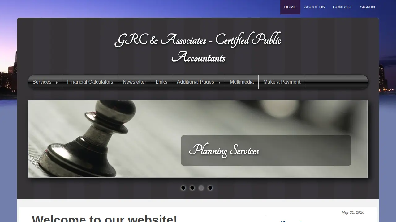 GRC & Associates page