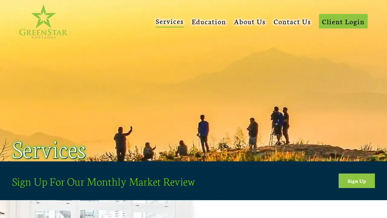 GreenStar Advisors page