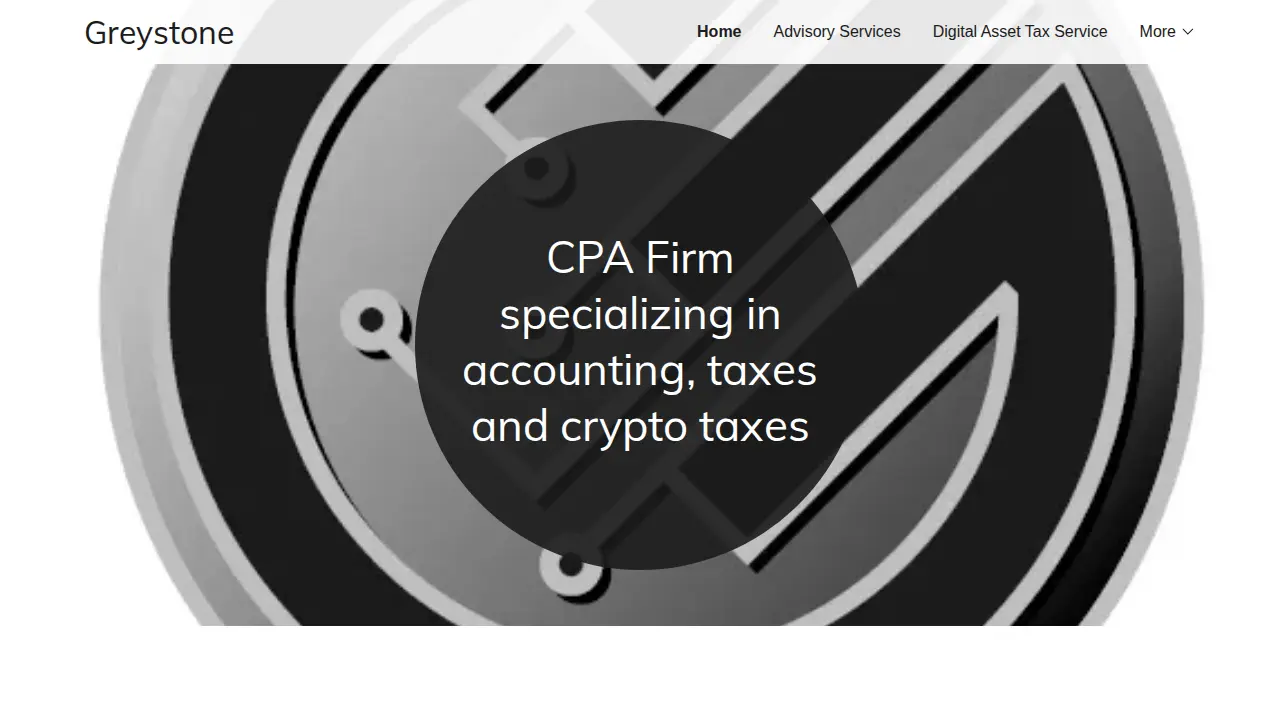 Greystone Consulting, CPA Firm website