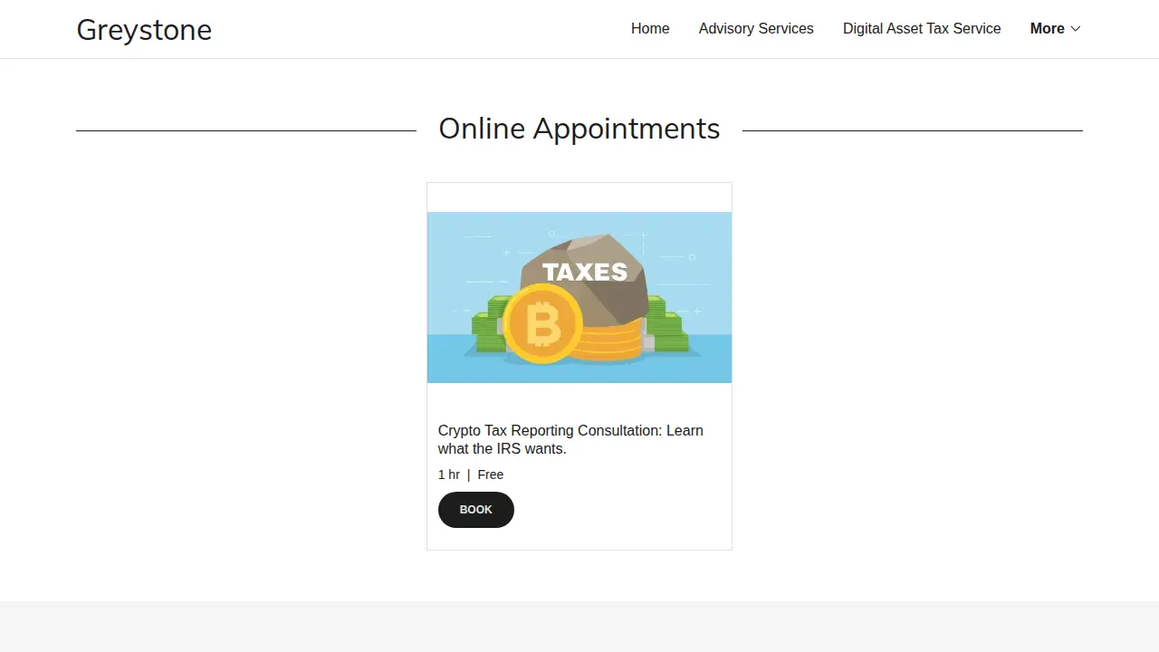 Greystone Consulting, CPA Firm page