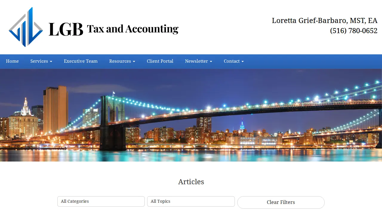 Loretta Grief-Barbaro, EA page