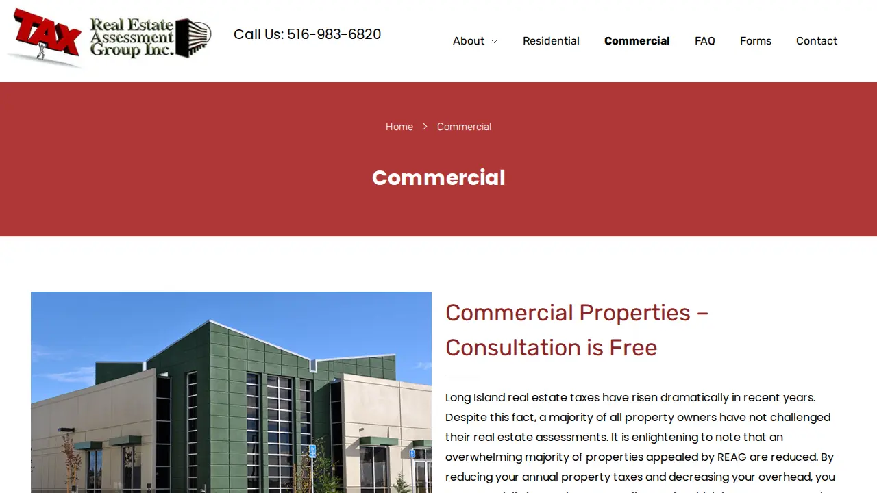 Real Estate Assessment Group Inc page
