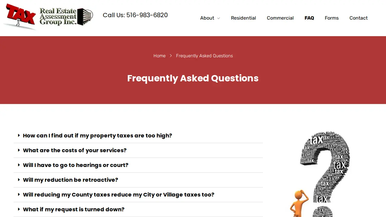 Real Estate Assessment Group Inc page