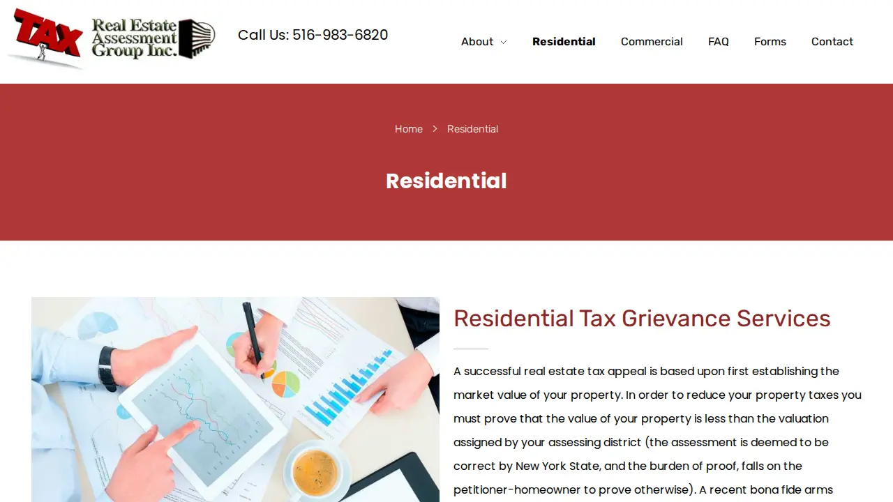 Real Estate Assessment Group Inc page