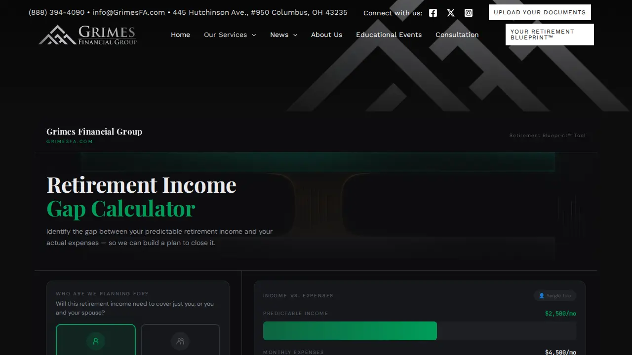 Grimes Financial Group page