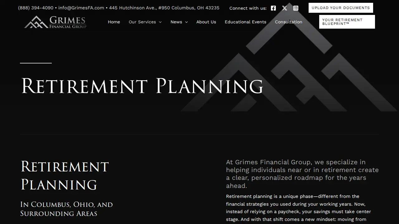 Grimes Financial Group page