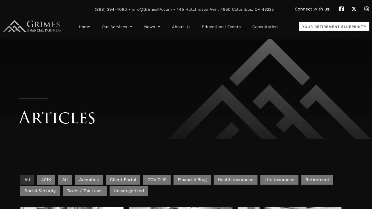 Grimes Financial Group page
