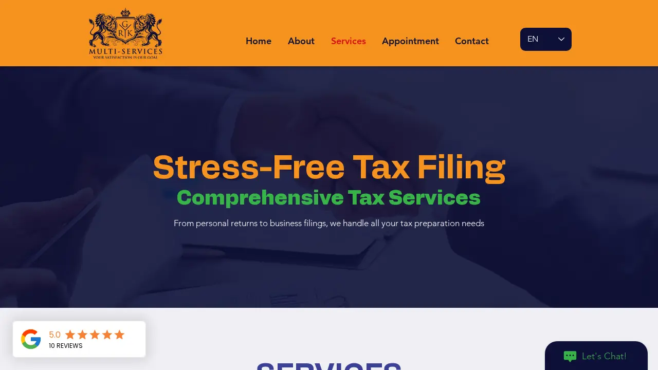GRK MULTI- SERVICE page