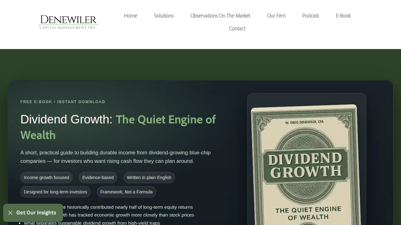 Denewiler Capital Management page