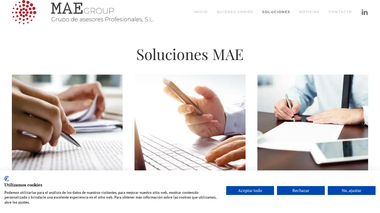 Grupo MAE page