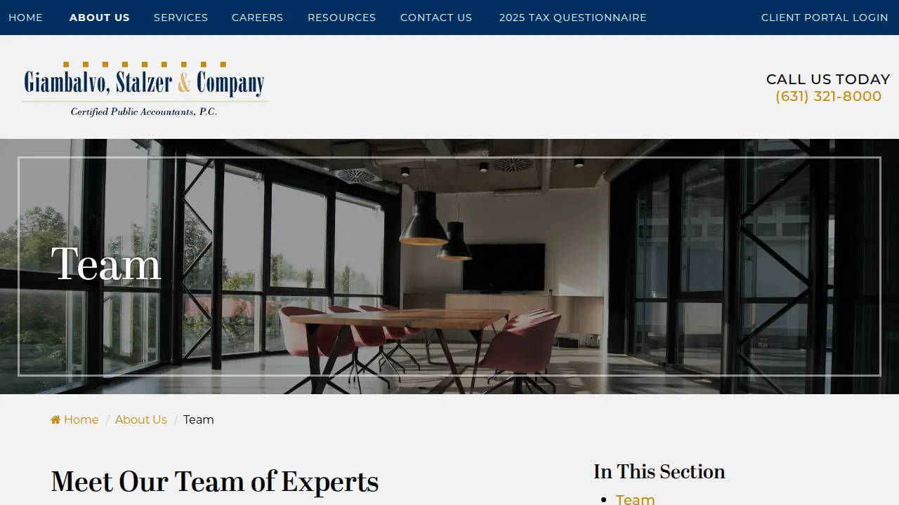 Giambalvo, Stalzer, & Co., CPAs, PC page