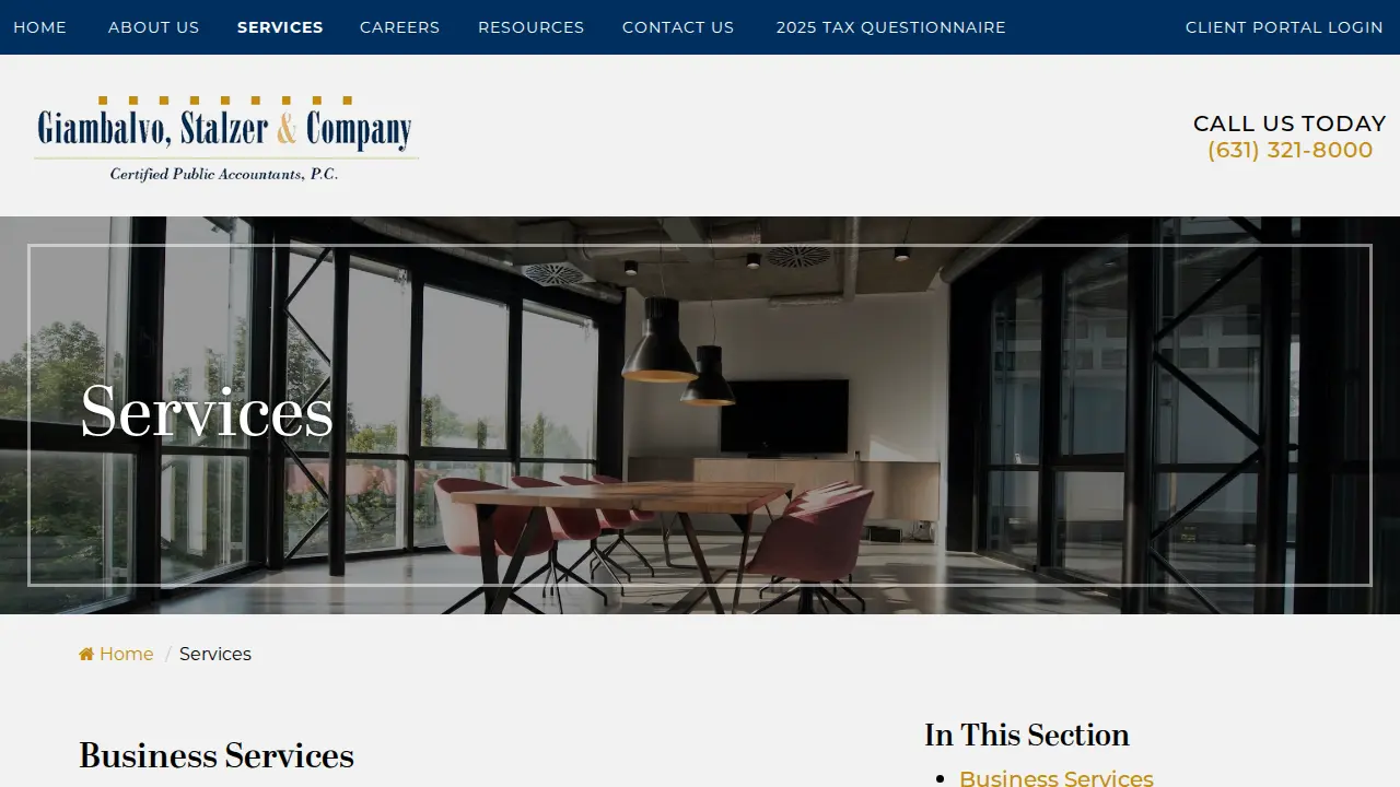 Giambalvo, Stalzer, & Co., CPAs, PC page