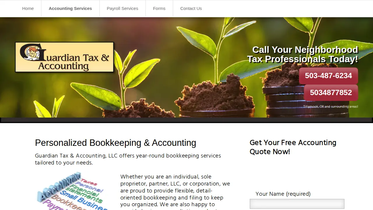 Guardian Tax & Accounting, LLC page