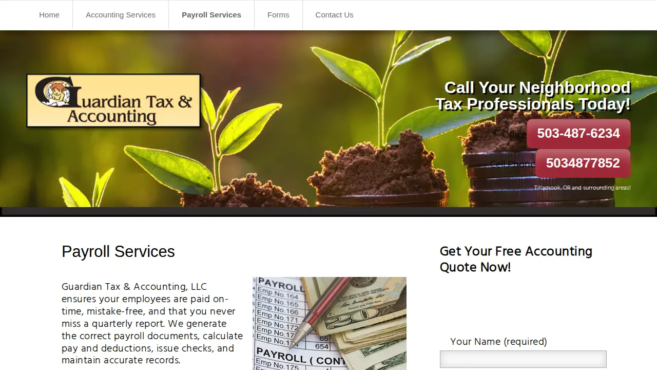 Guardian Tax & Accounting, LLC page