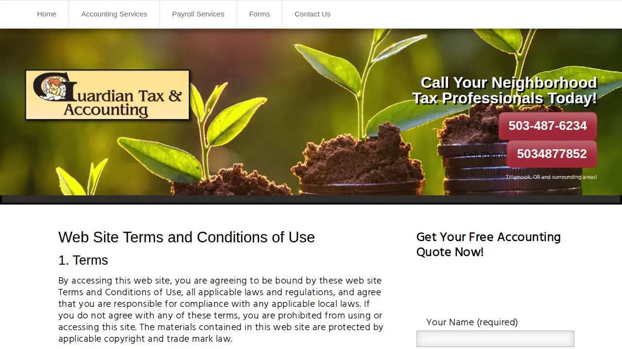 Guardian Tax & Accounting, LLC page