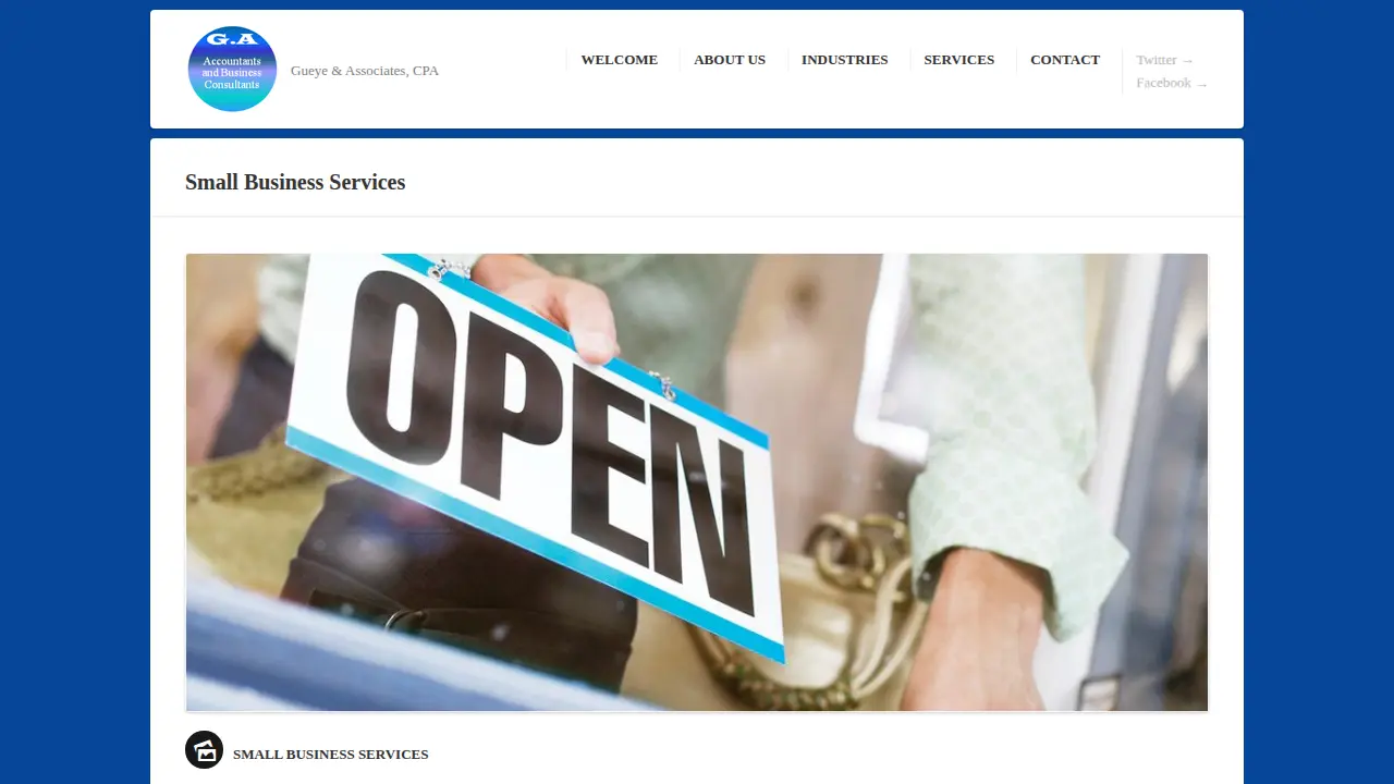 Gueye & Associates, CPA Inc. page
