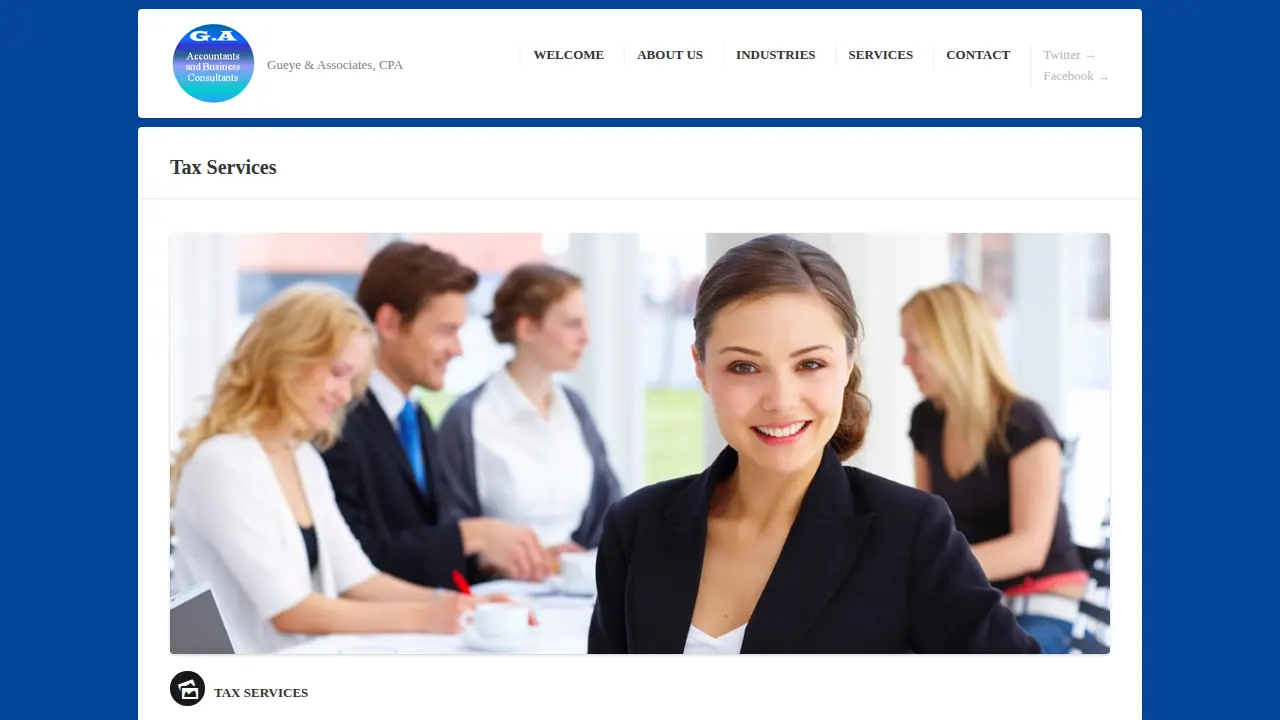 Gueye & Associates, CPA Inc. page