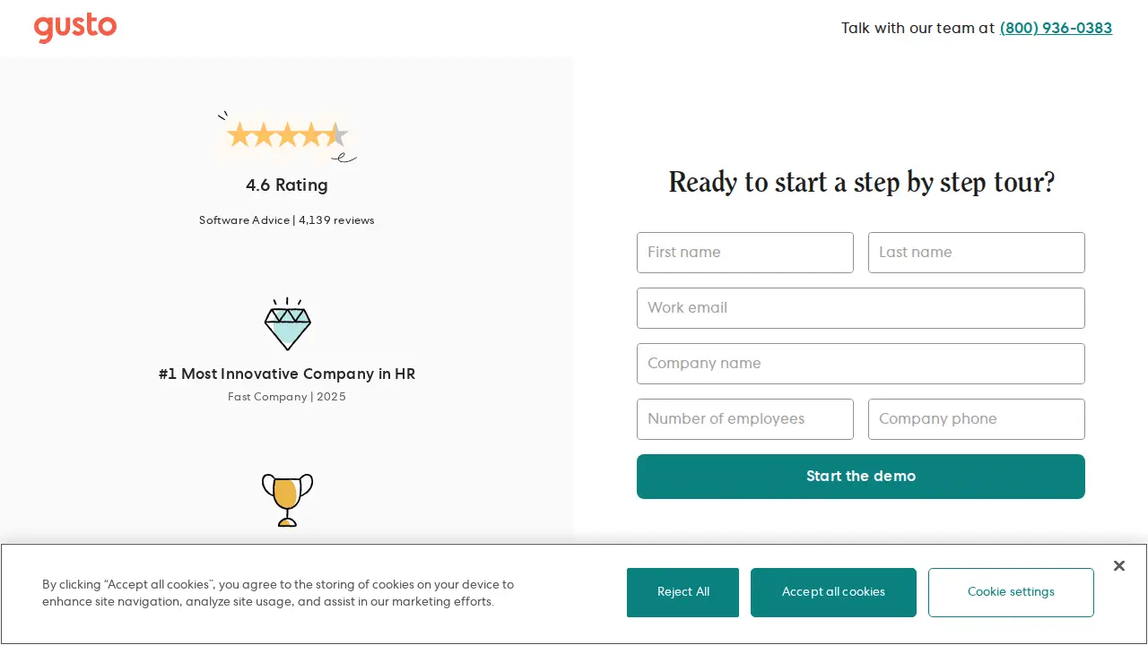 Gusto page