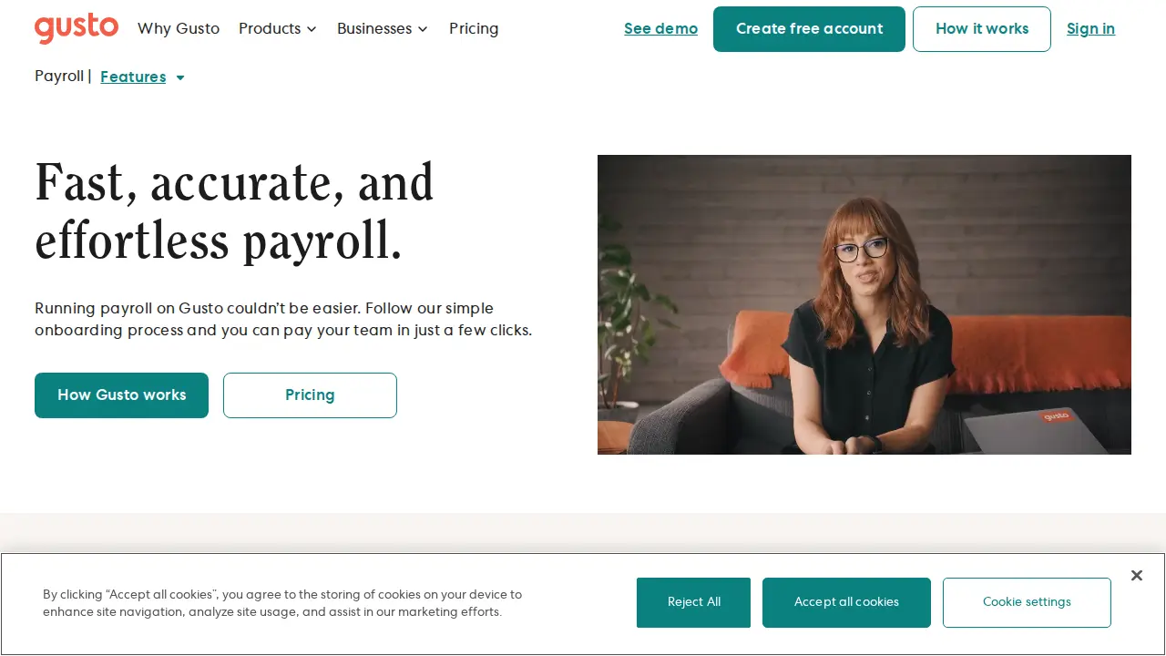 Gusto page