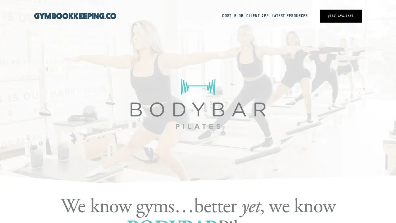 HarQuin GymBookkeeping.co page
