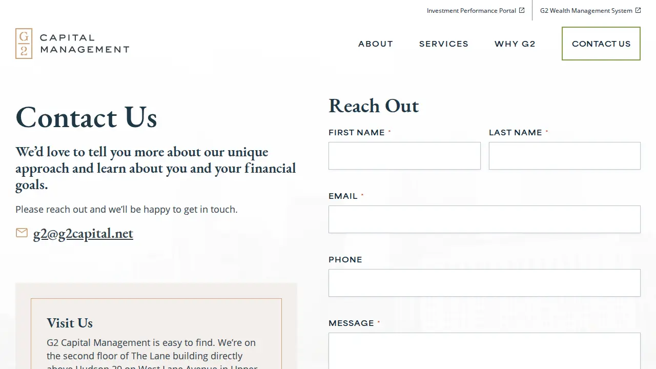 G2 Capital Management website