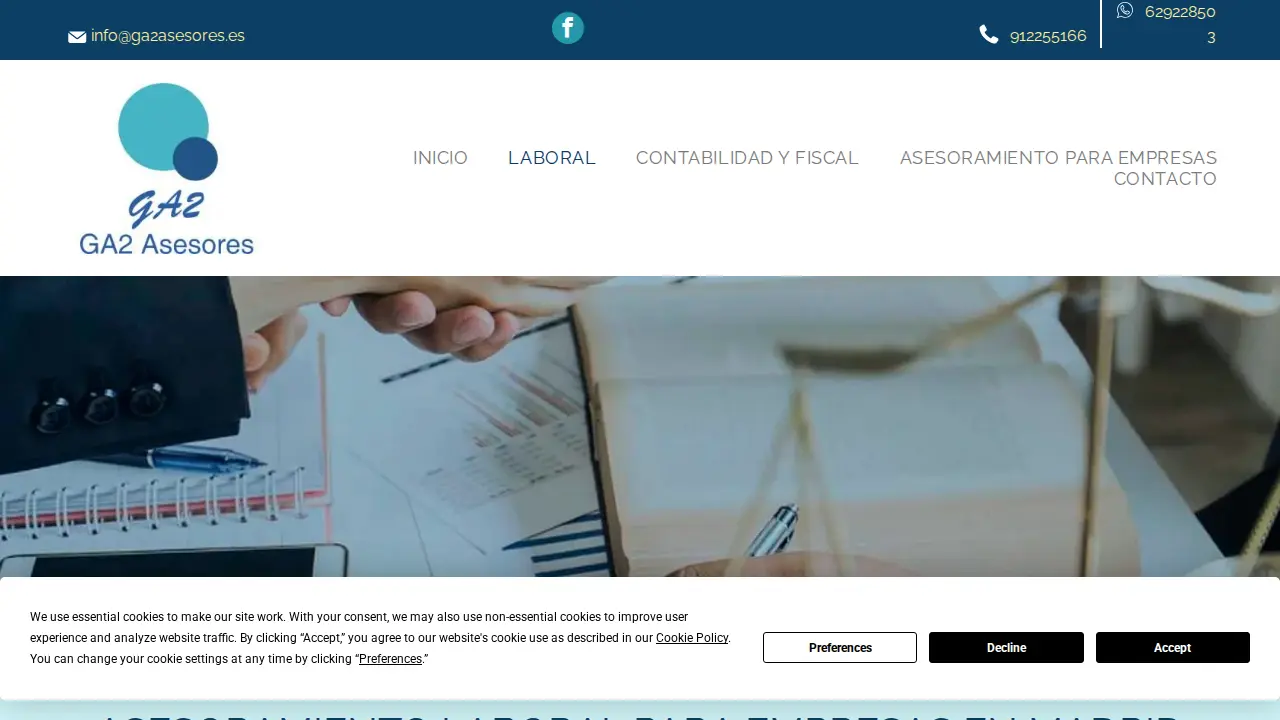 GA2 Asesores page