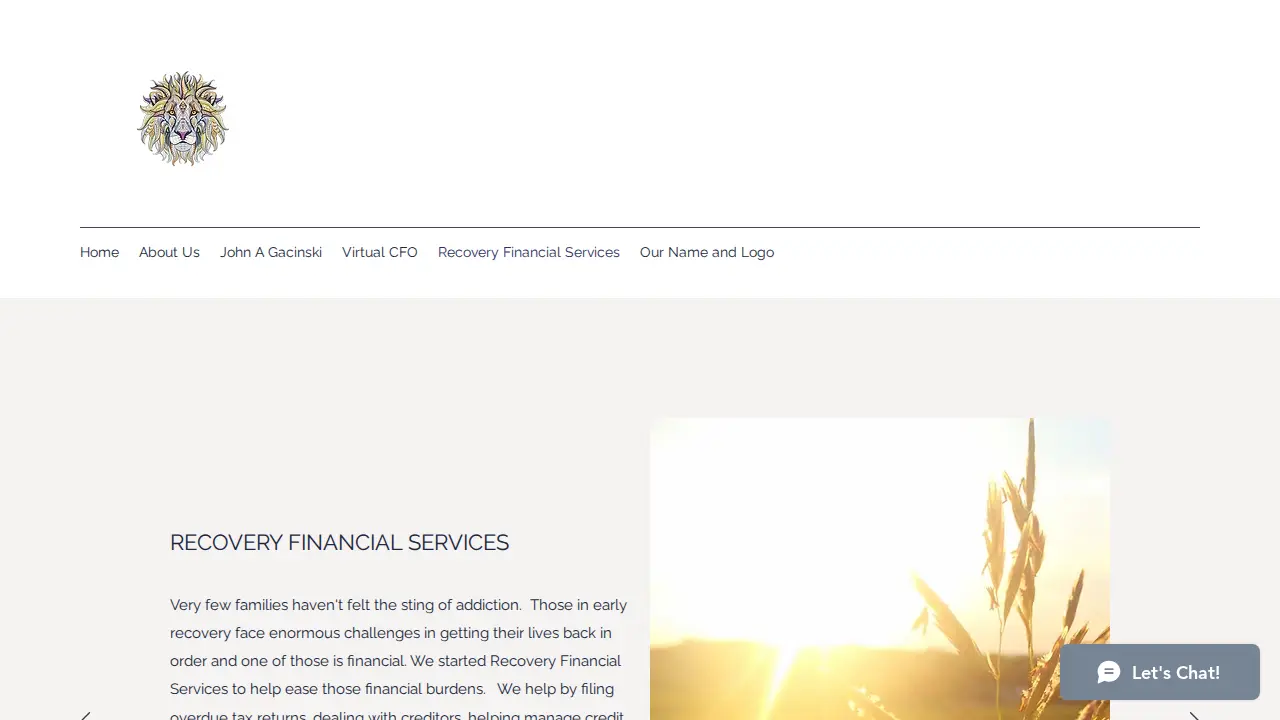 John A Gacinski CPA page