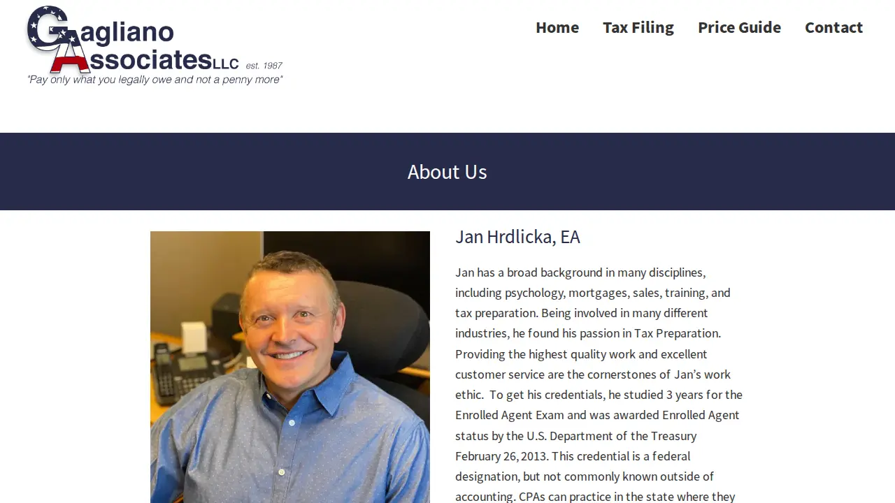 Gagliano Associates LLC page