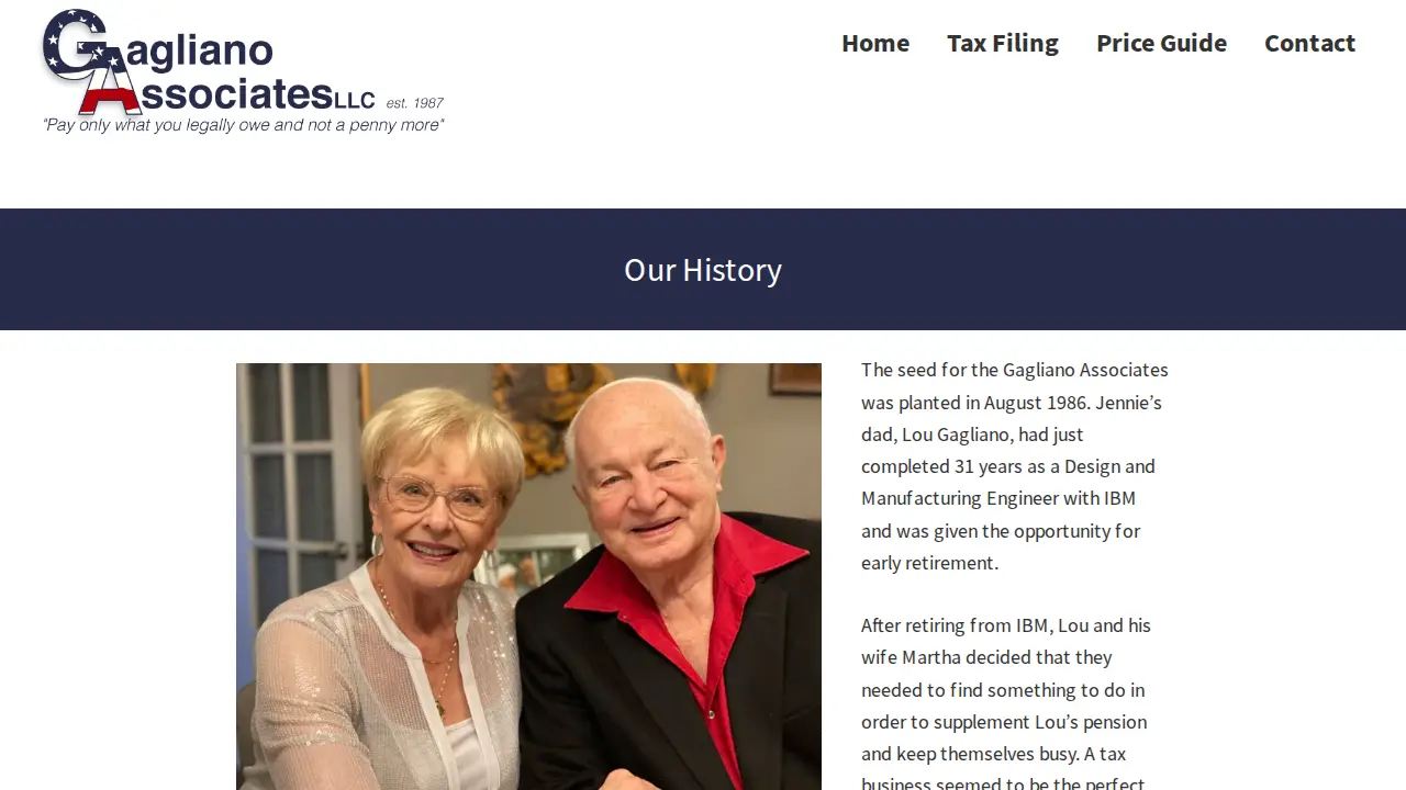 Gagliano Associates LLC page