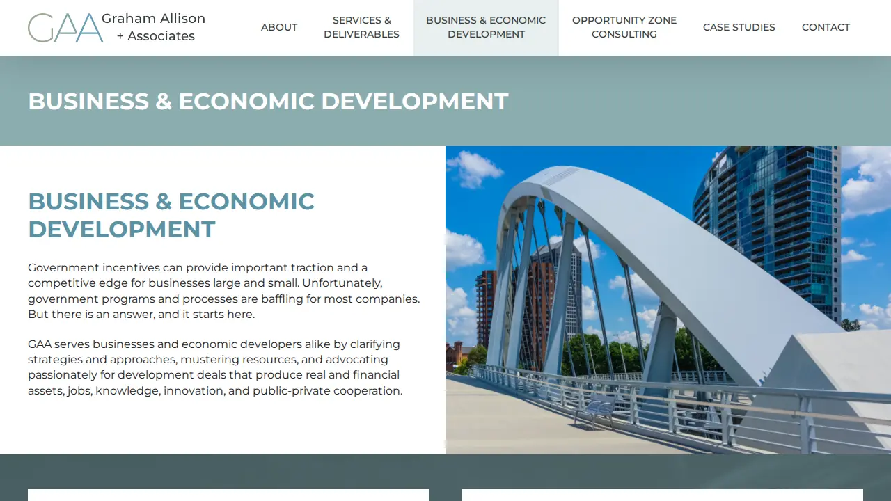 Graham Allison + Associates page