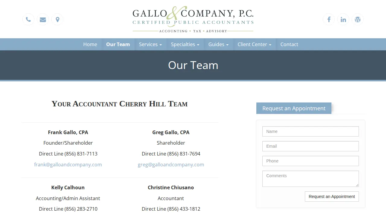 Gallo and Company, P.C. page