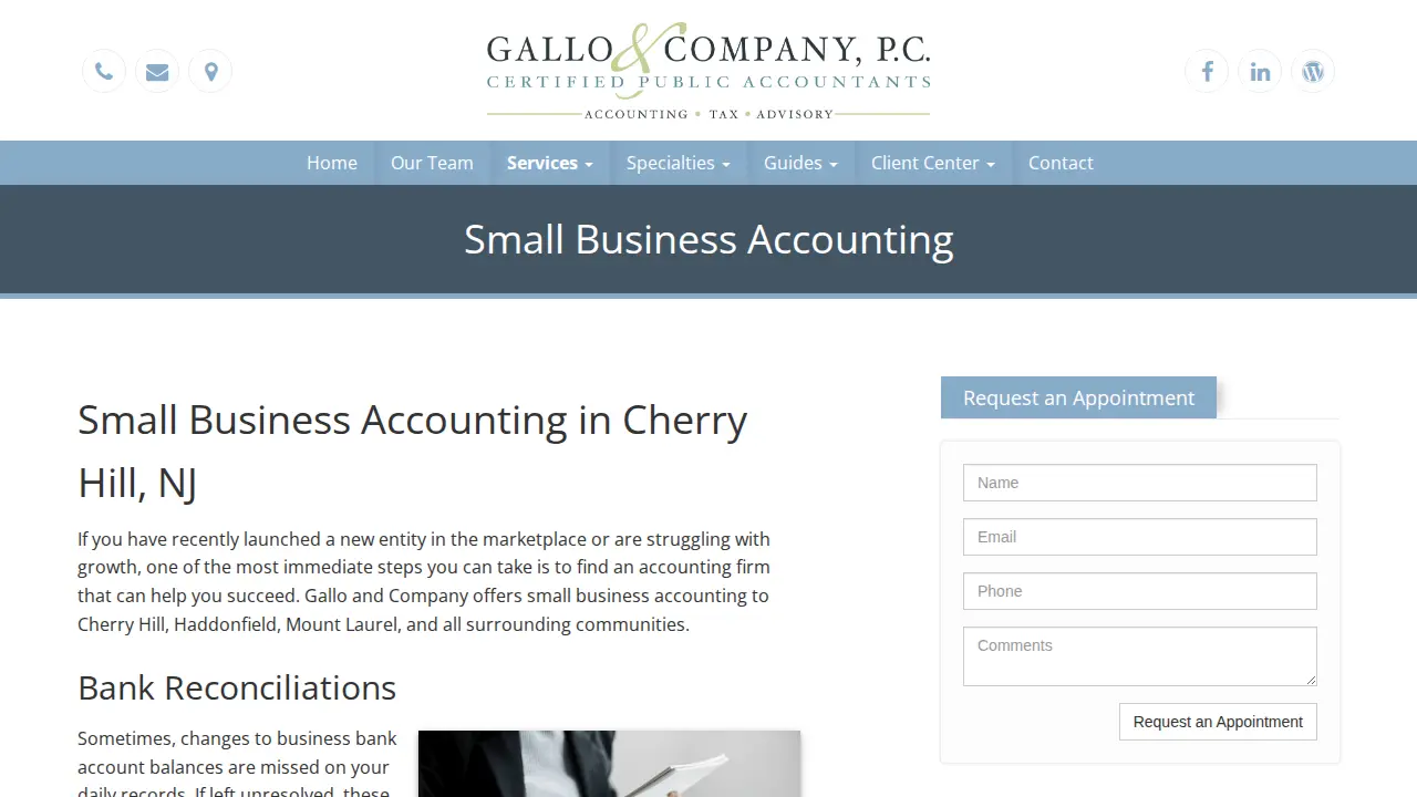Gallo and Company, P.C. page