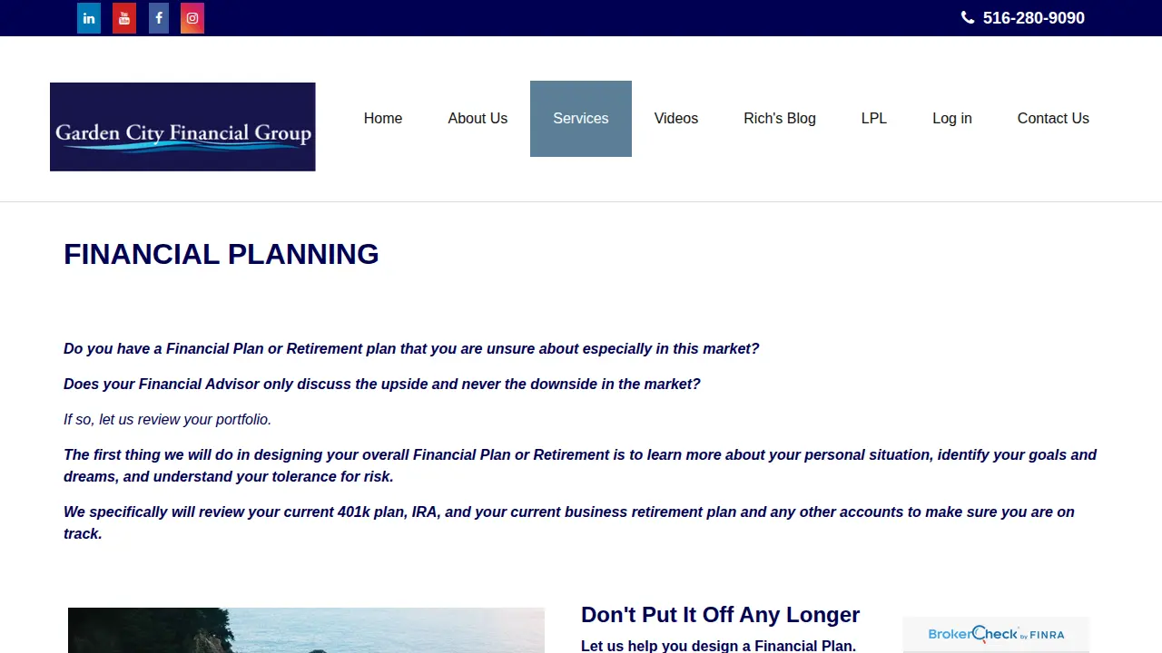 Garden City Financial Group Inc. page