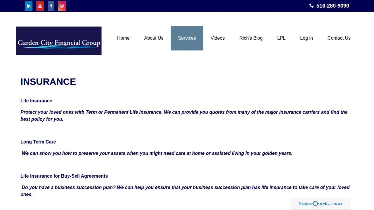 Garden City Financial Group Inc. page