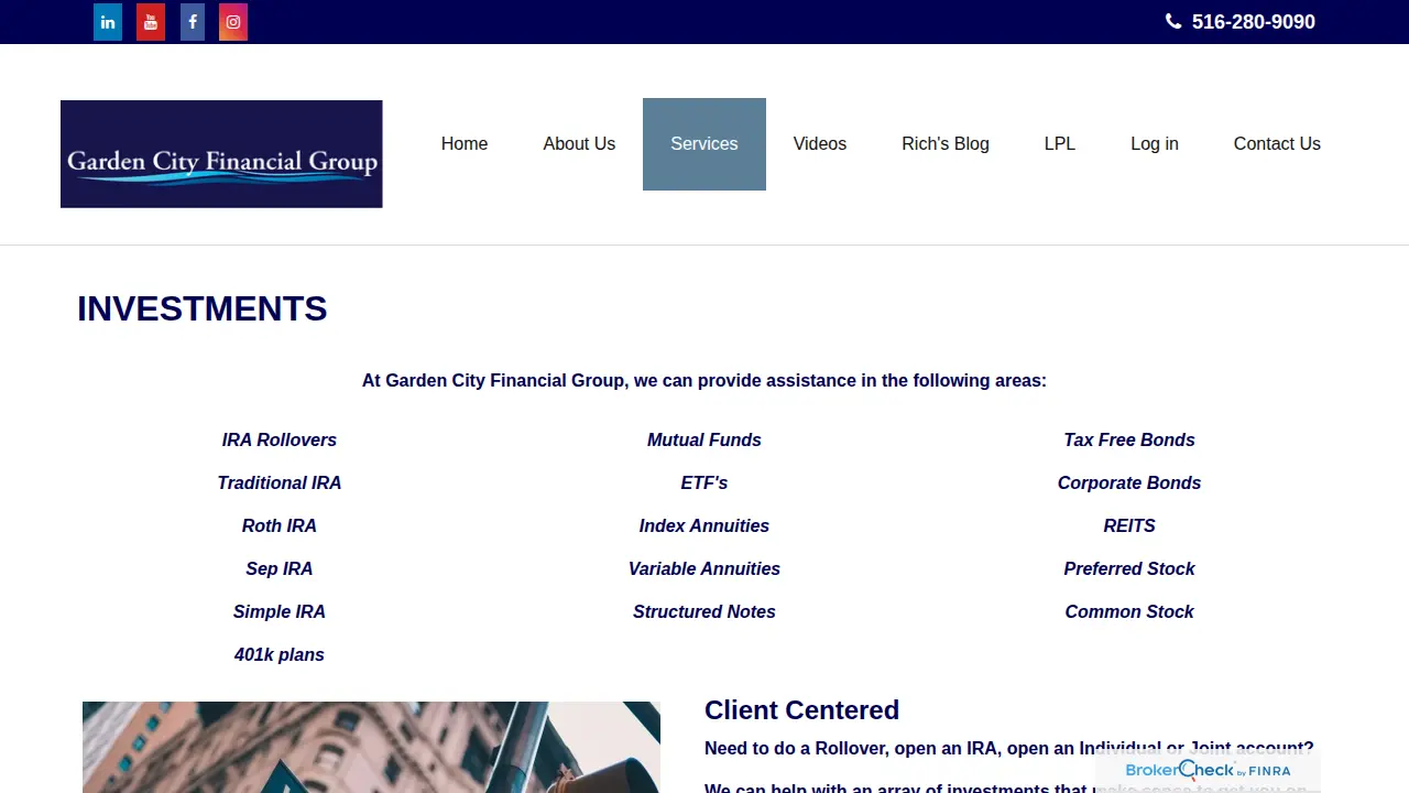 Garden City Financial Group Inc. page