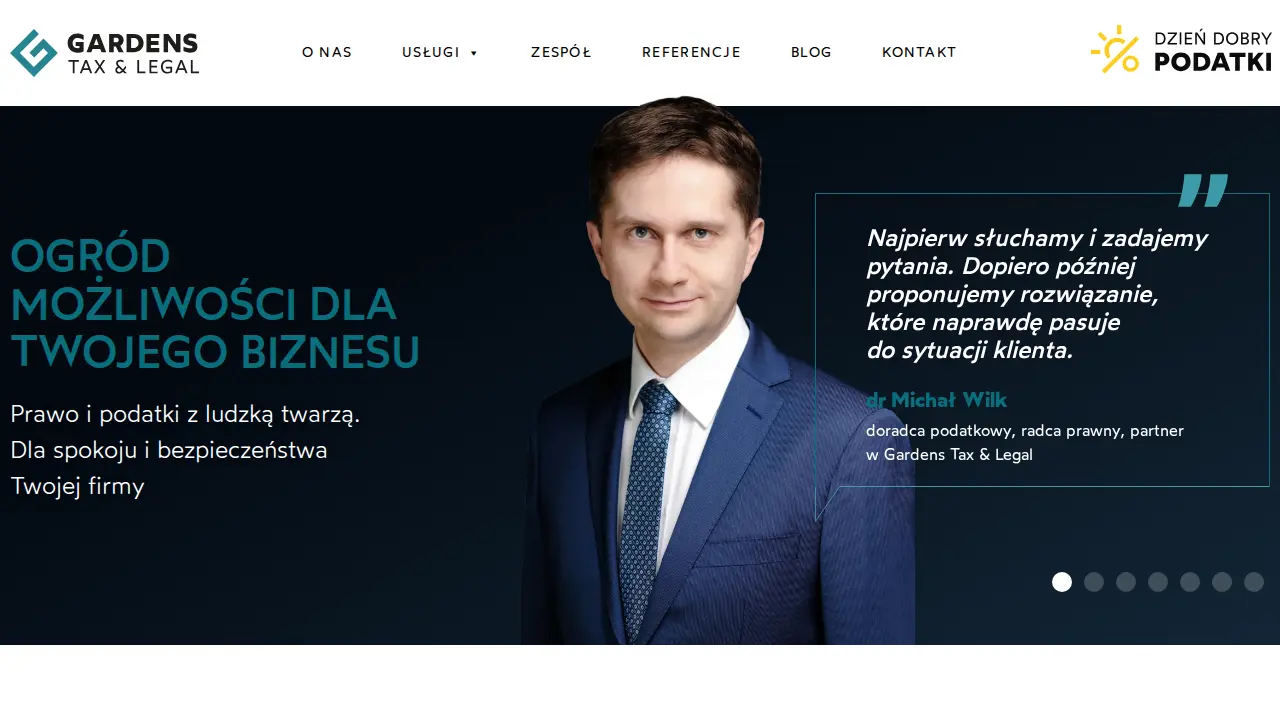 Gardens Tax & Legal Wilk Latkowski Łokaj Doradcy Podatkowi i Radcowie Prawni website