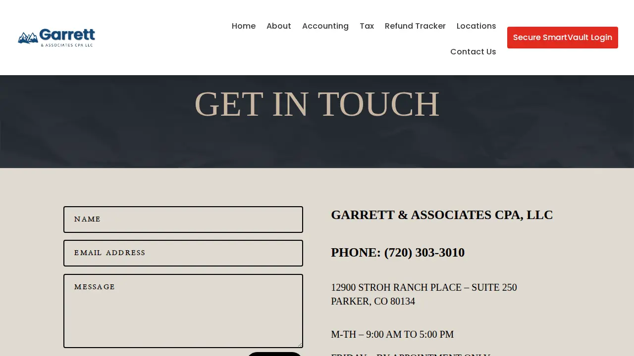 Garrett & Associates CPA, LLC page