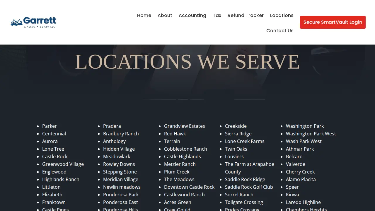 Garrett & Associates CPA, LLC page