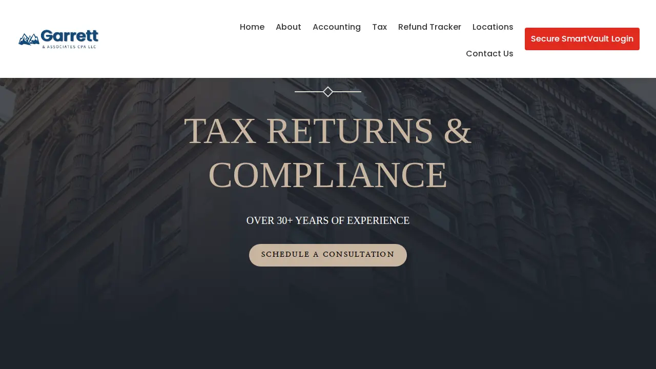 Garrett & Associates CPA, LLC page