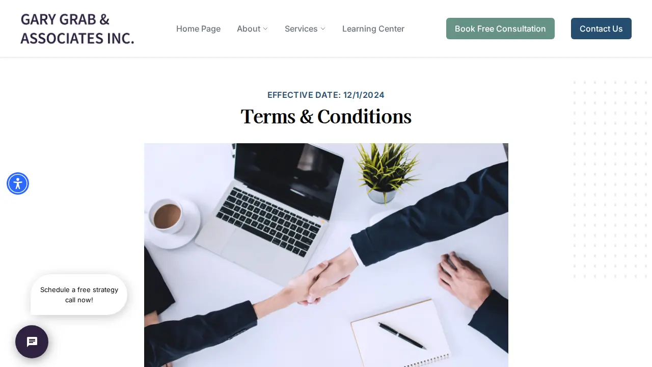 Gary Grab & Associates Inc. page