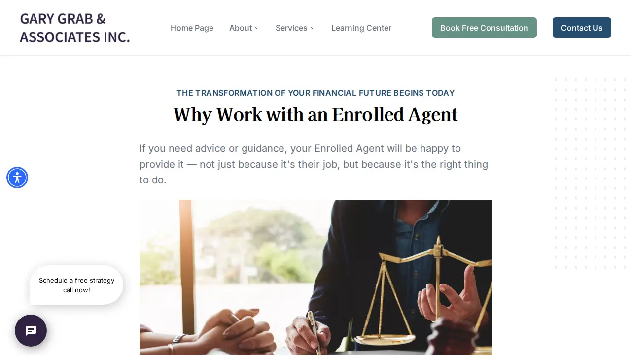 Gary Grab & Associates Inc. page